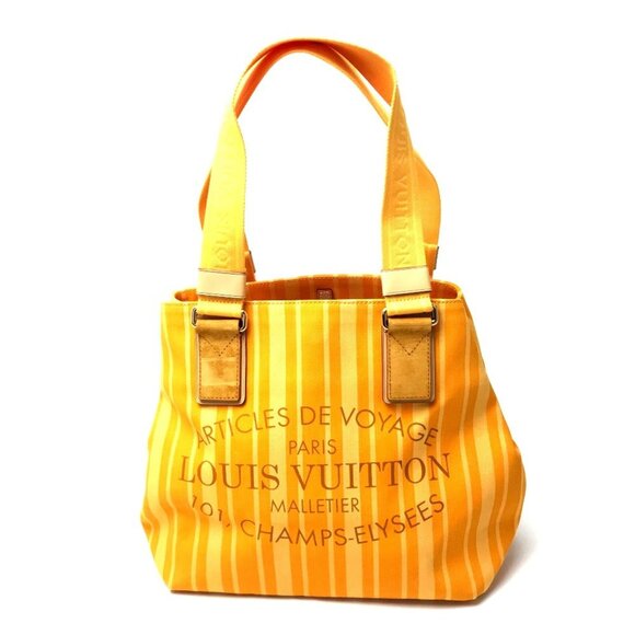 LOUIS VUITTON Yellow Tote Bag - Picture 1 of 8